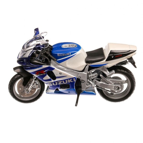 Machetă moto Bburago [1:18] - Suzuki GSX-R750 - Blue/White